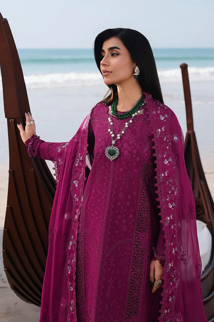 Picture of Qalamkar - Sahil Luxury Lawn Collection - SA-01 Zara - Unstitched - Available at Raja Sahib