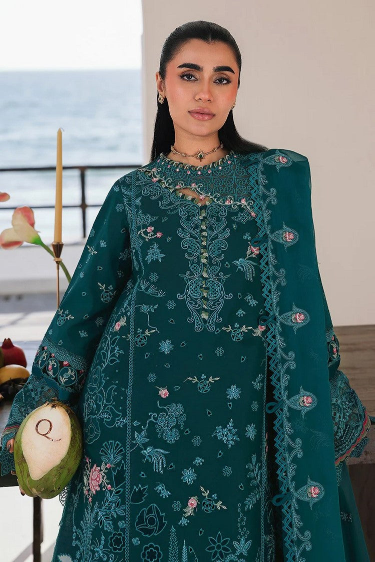 Picture of Qalamkar - Sahil Luxury Lawn Collection - SA-04 Elif - Unstitched - Available at Raja Sahib