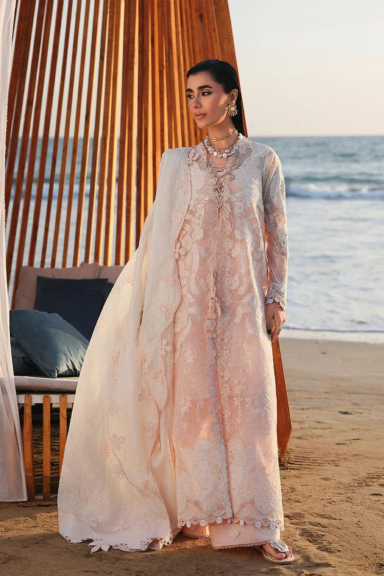 Picture of Qalamkar - Sahil Luxury Lawn Collection - SA-06 Mahur - Unstitched - Available at Raja Sahib