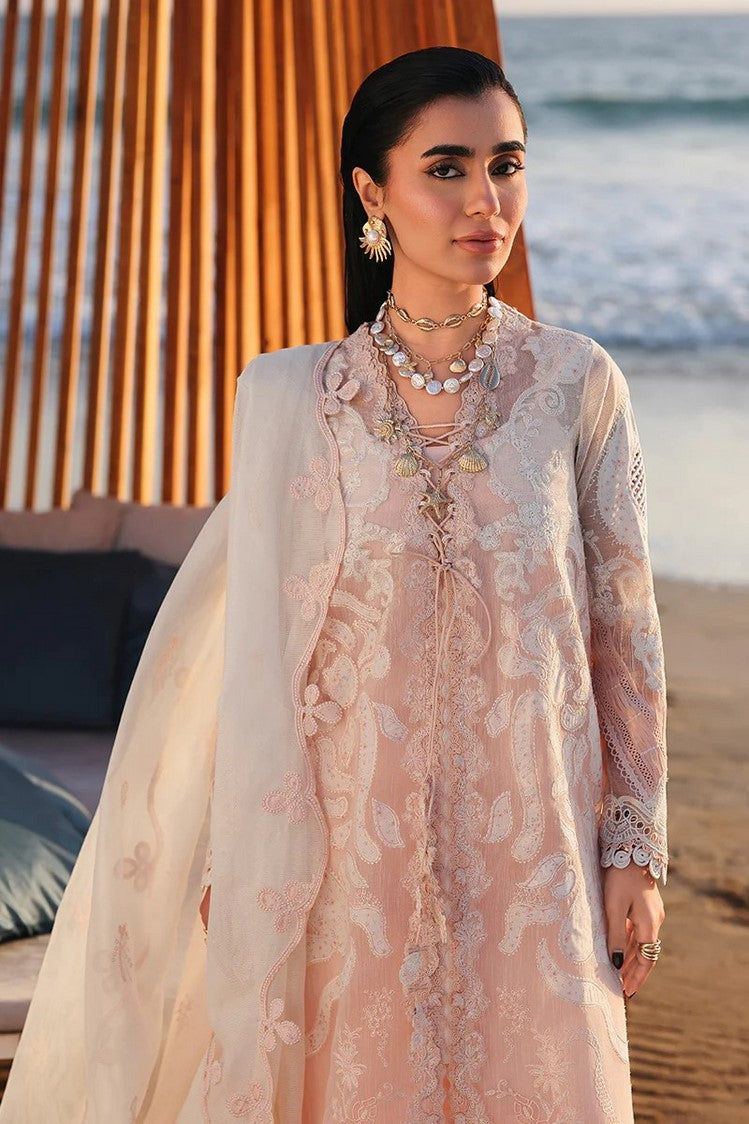 Picture of Qalamkar - Sahil Luxury Lawn Collection - SA-06 Mahur - Unstitched - Available at Raja Sahib