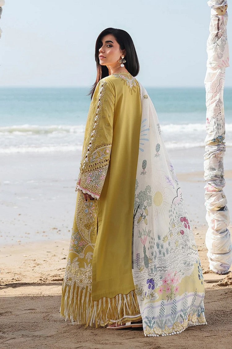 Picture of Qalamkar - Sahil Luxury Lawn Collection - SA-07 Hira - Unstitched - Available at Raja Sahib