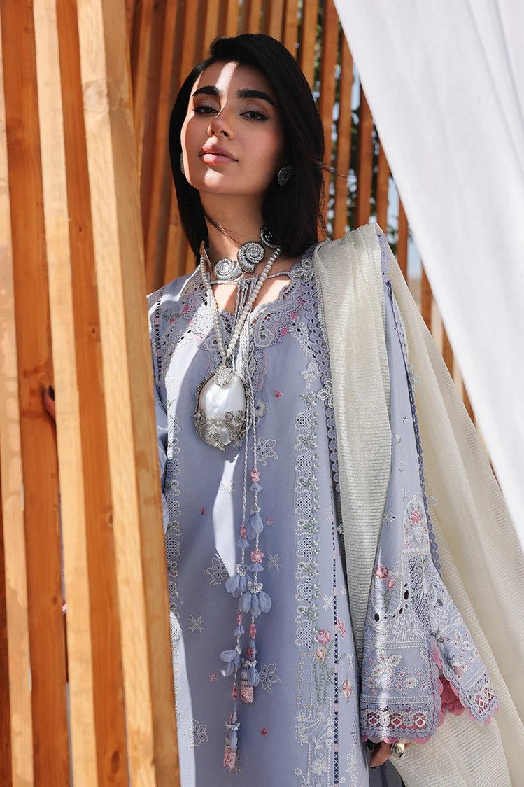 Picture of Qalamkar - Sahil Luxury Lawn Collection - SA-08 Zayna - Unstitched - Available at Raja Sahib