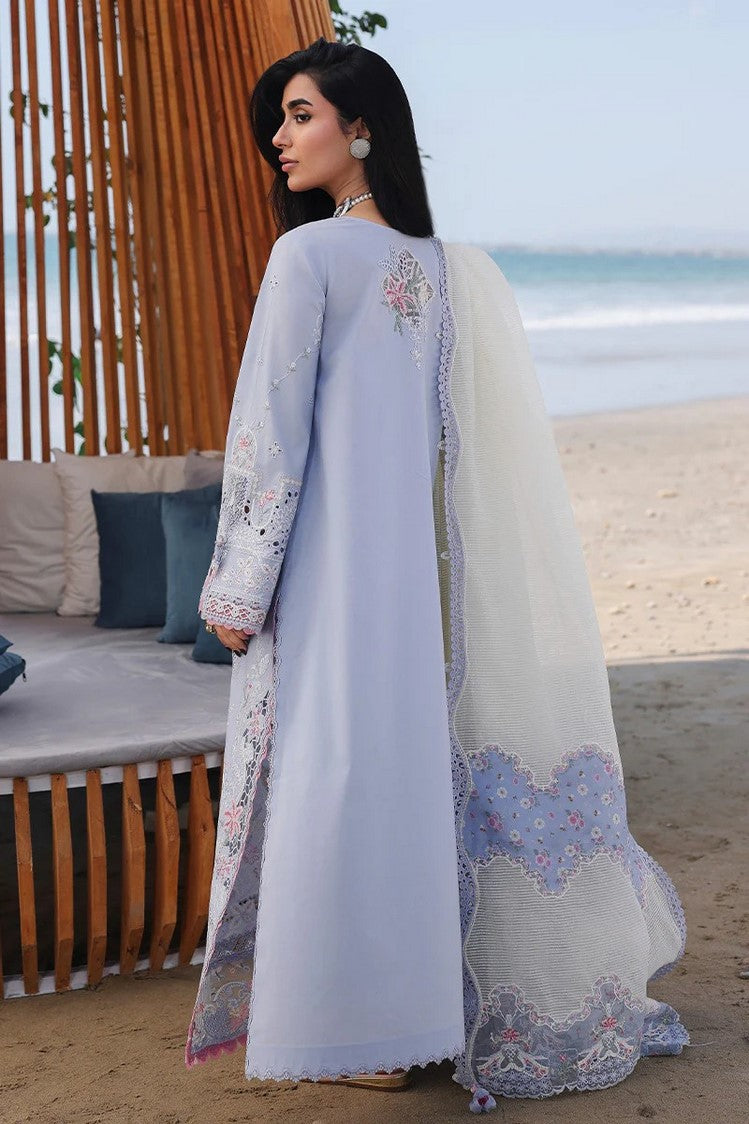 Picture of Qalamkar - Sahil Luxury Lawn Collection - SA-08 Zayna - Unstitched - Available at Raja Sahib