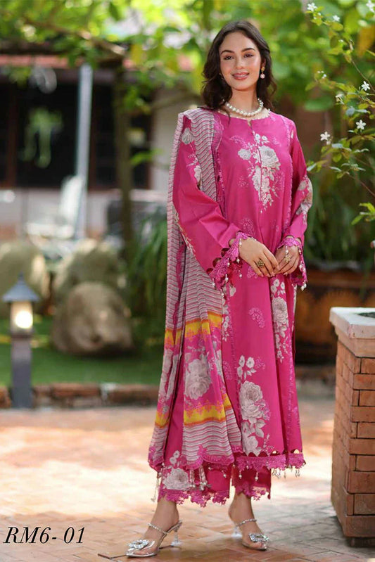 Charizma - Reem Embroidered Lawn Collection Vol 1 - RM6-01 - Unstitched
