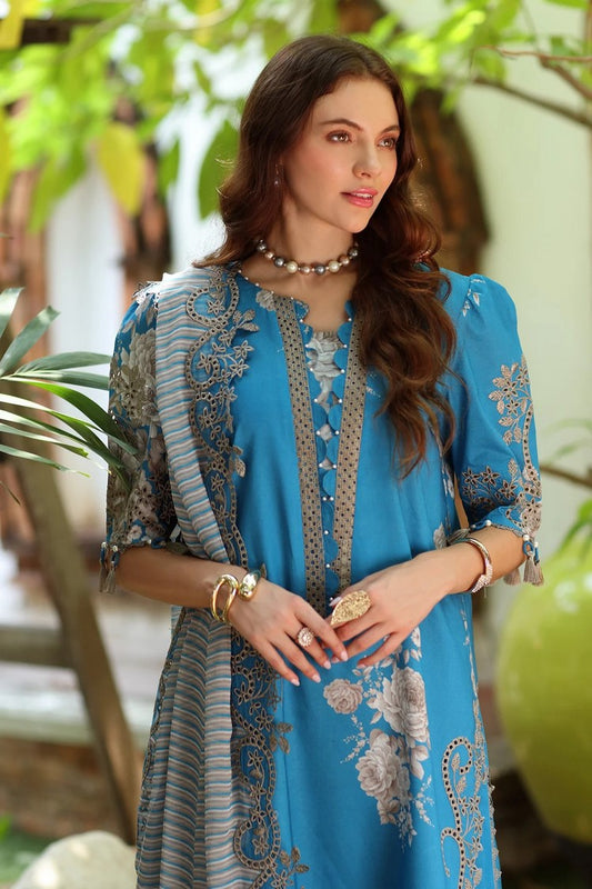Picture of Charizma - Reem Embroidered Lawn Collection Vol 1 - RM6-03 - Unstitched - Available at Raja Sahib