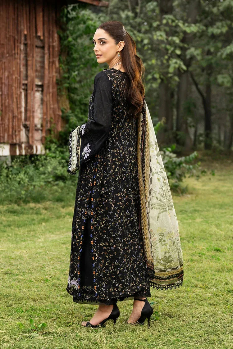 Picture of Elaf - Chikankari Prints With Chiffon Dupatta - ERC-4A KOYAL - Unstitched - Available at Raja Sahib