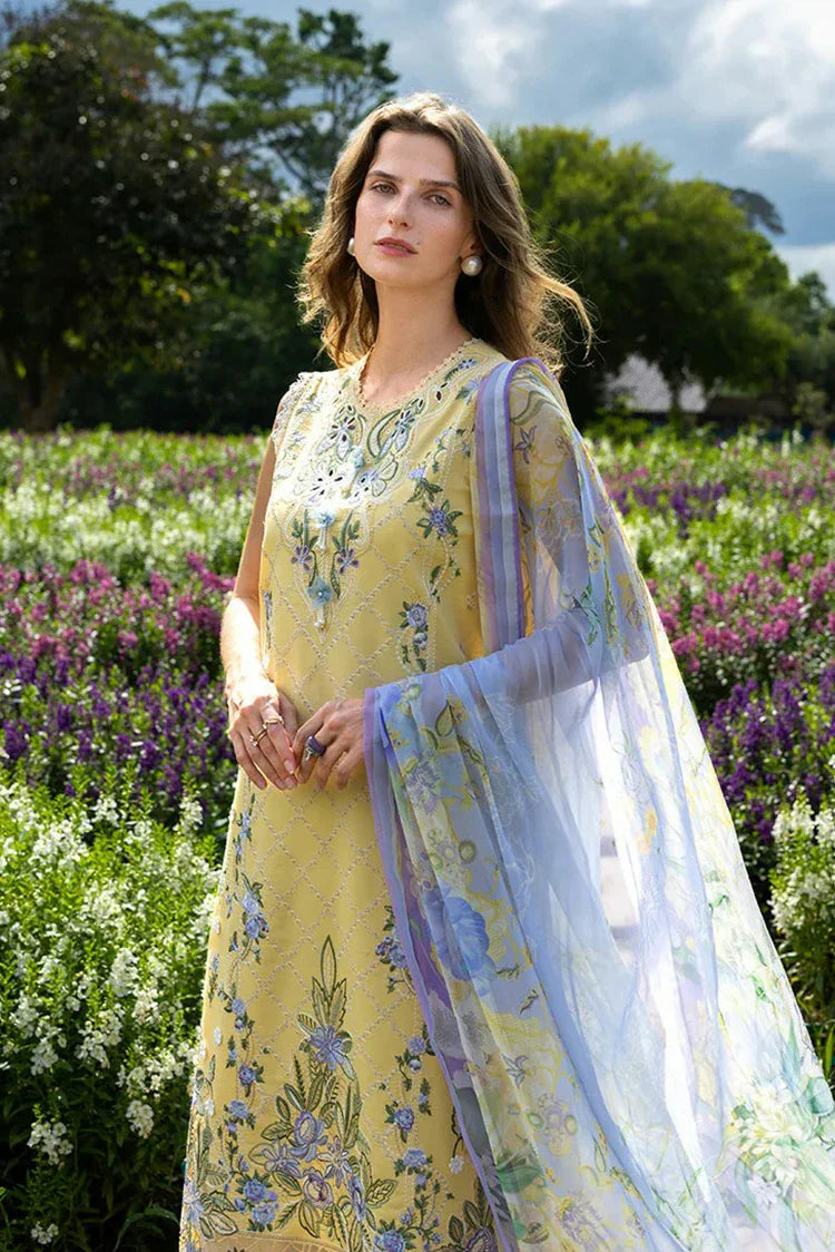 Picture of Mushq - Hemline The Secret Garden - 3A-Sunlit Meadow - Unstitched - Available at Raja Sahib