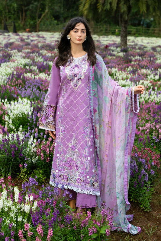 Picture of Mushq - Hemline The Secret Garden - 3B-Secret Thicket - Unstitched - Available at Raja Sahib