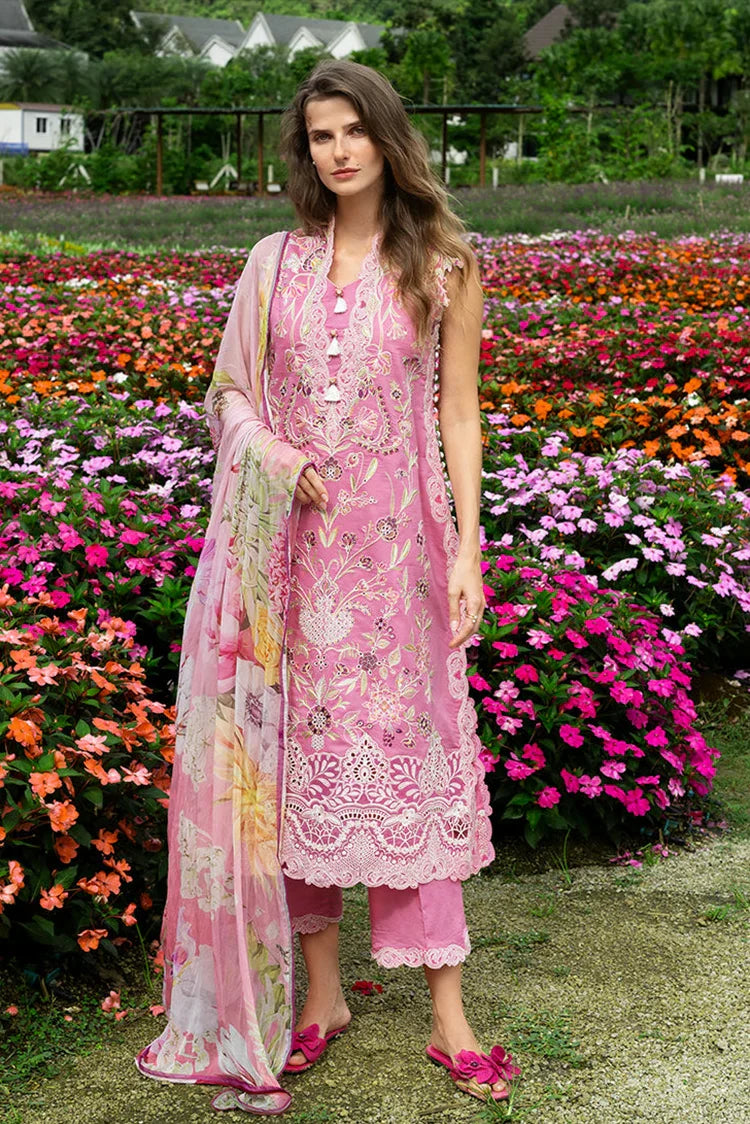 Picture of Mushq - Hemline The Secret Garden - 6B-Whimsical Scent - Unstitched - Available at Raja Sahib