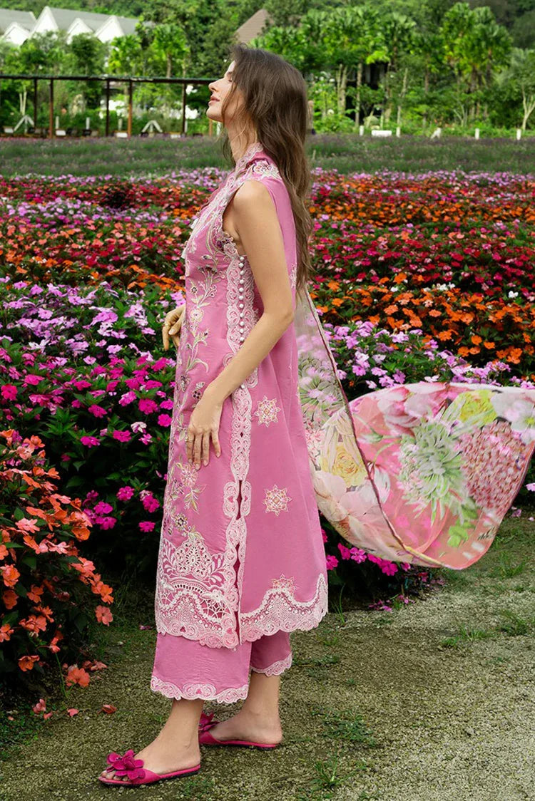 Picture of Mushq - Hemline The Secret Garden - 6B-Whimsical Scent - Unstitched - Available at Raja Sahib