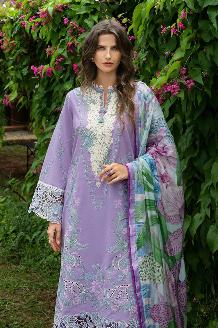 Picture of Mushq - Hemline The Secret Garden - 7A-Dewdrop Dance - Unstitched - Available at Raja Sahib