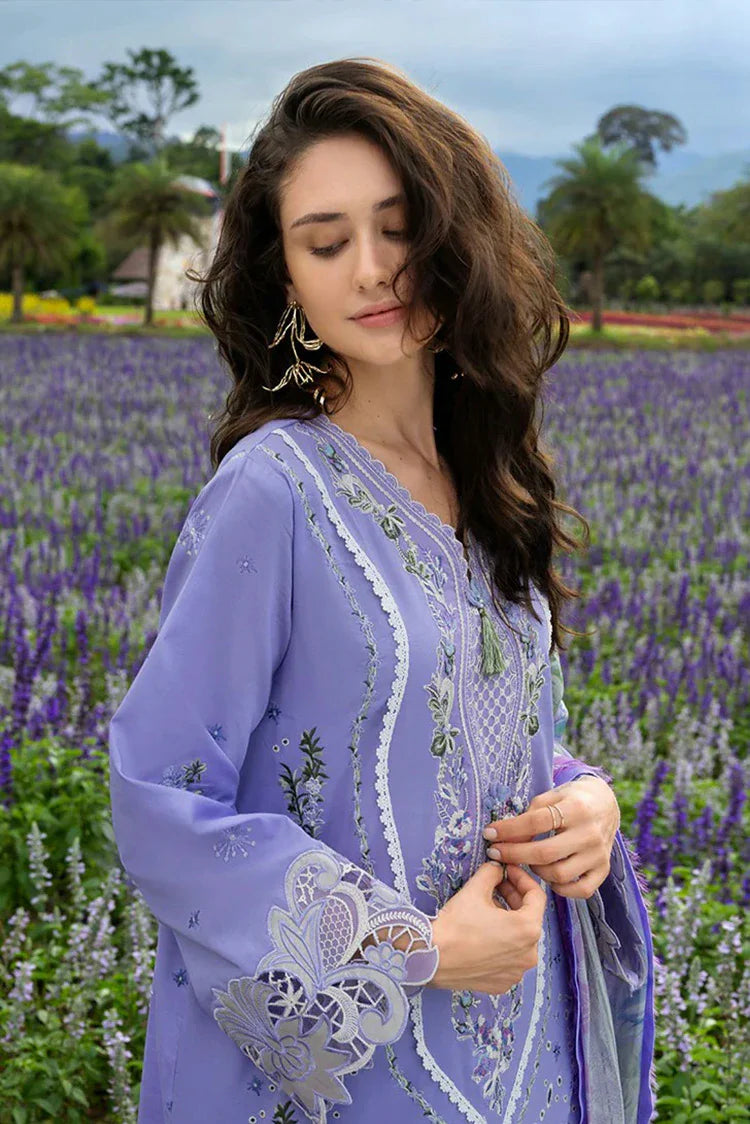 Picture of Mushq - Hemline The Secret Garden - 8A-Daisy Reverie - Unstitched - Available at Raja Sahib