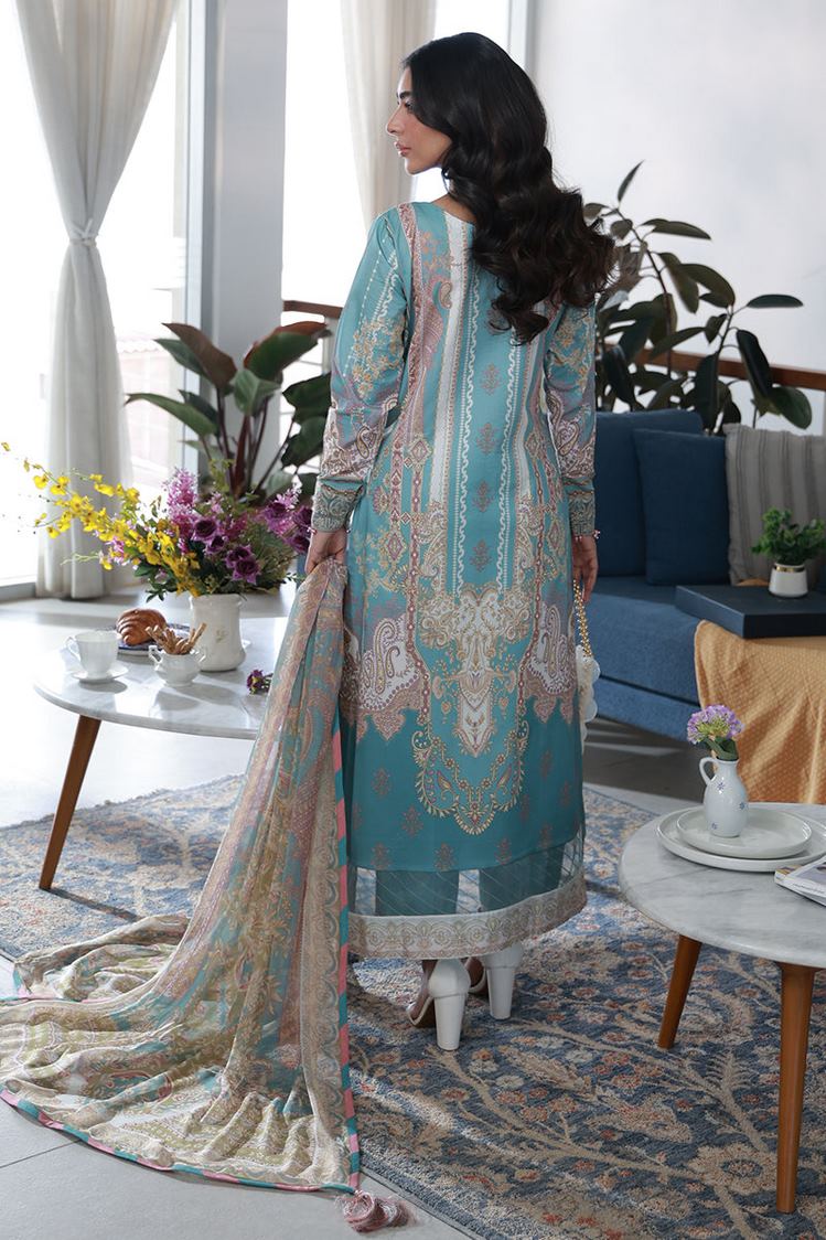 Picture of Gulaal - Delia Lawn Collection - D1-EIDRA - Unstitched - Available at Raja Sahib