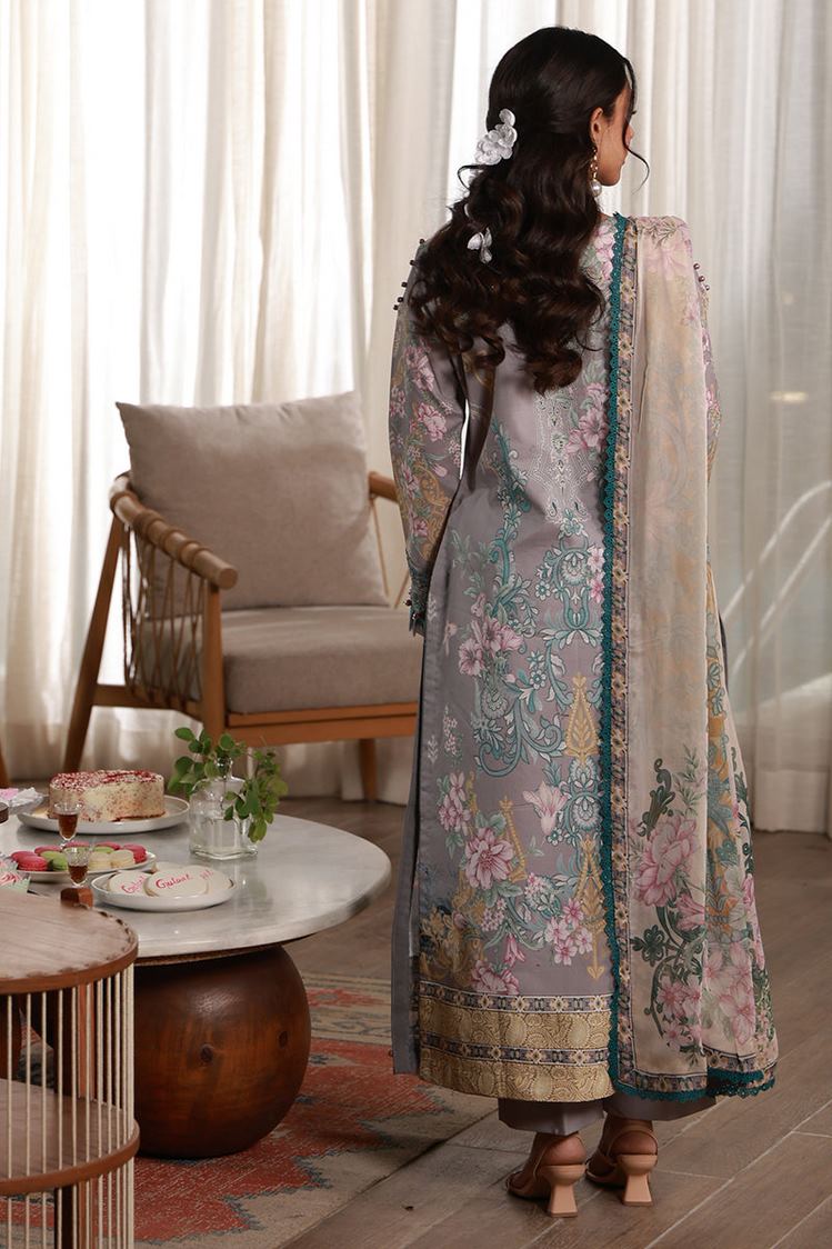 Picture of Gulaal - Delia Lawn Collection - D2-ORRA - Unstitched - Available at Raja Sahib