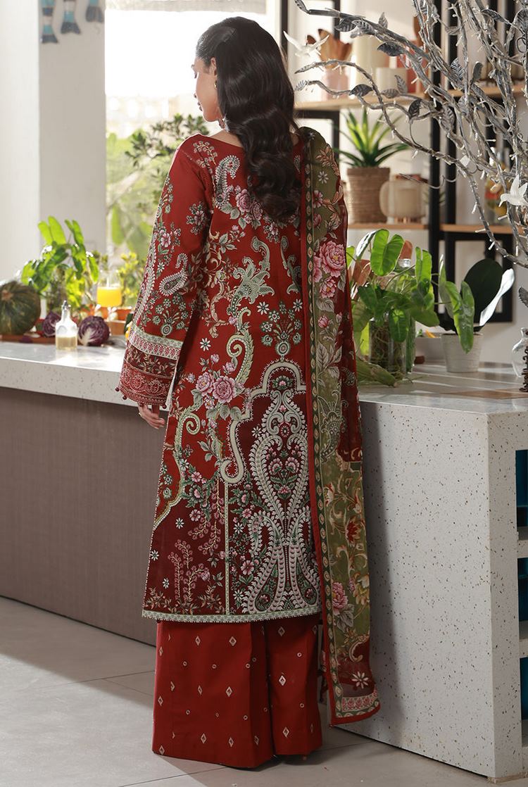 Picture of Gulaal - Delia Lawn Collection - D9-SIA - Unstitched - Available at Raja Sahib