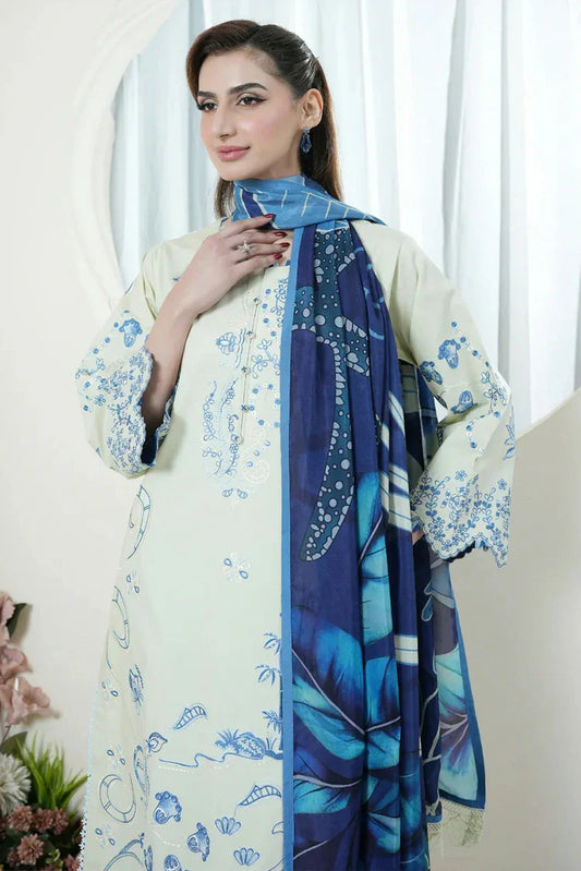 Picture of Atiya Irfan - Premium Summer Edit - SL-10 - Unstitched - Available at Raja Sahib