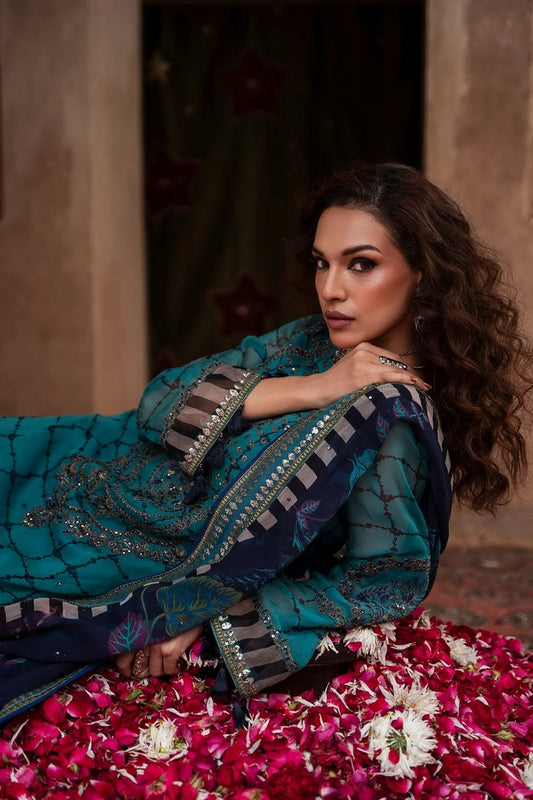 Picture of Charizma - Vasal Luxury Chiffon Festive Edit Vol 1 - VSL6-05 - Unstitched - Available at Raja Sahib