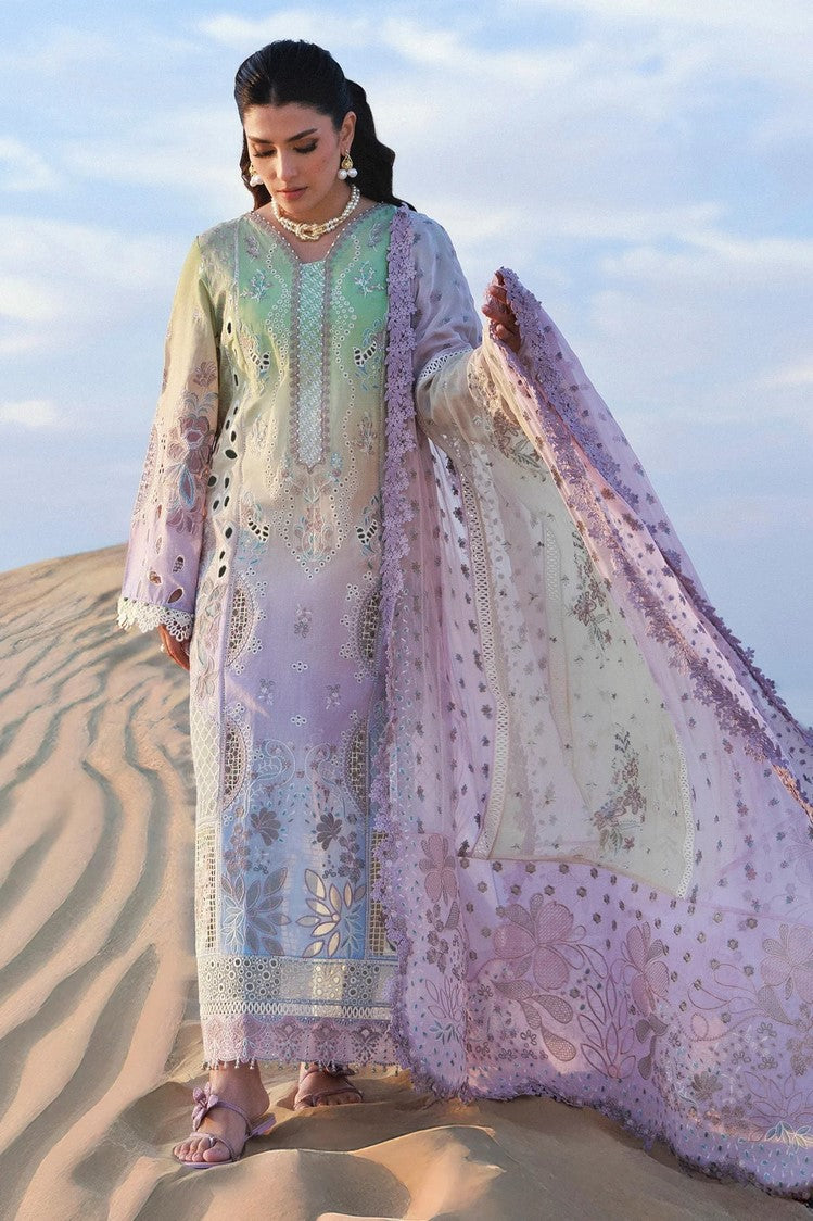 Picture of Nureh - Aman Luxury Lawn Collection - NE-228 - Unstitched - Available at Raja Sahib