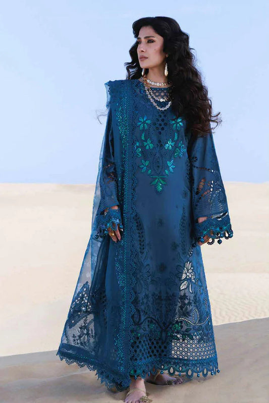 Picture of Nureh - Aman Luxury Lawn Collection - NE-229 - Unstitched - Available at Raja Sahib