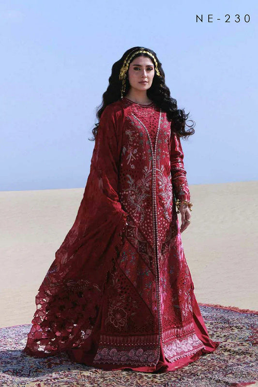 Picture of Nureh - Aman Luxury Lawn Collection - NE-230 - Unstitched - Available at Raja Sahib