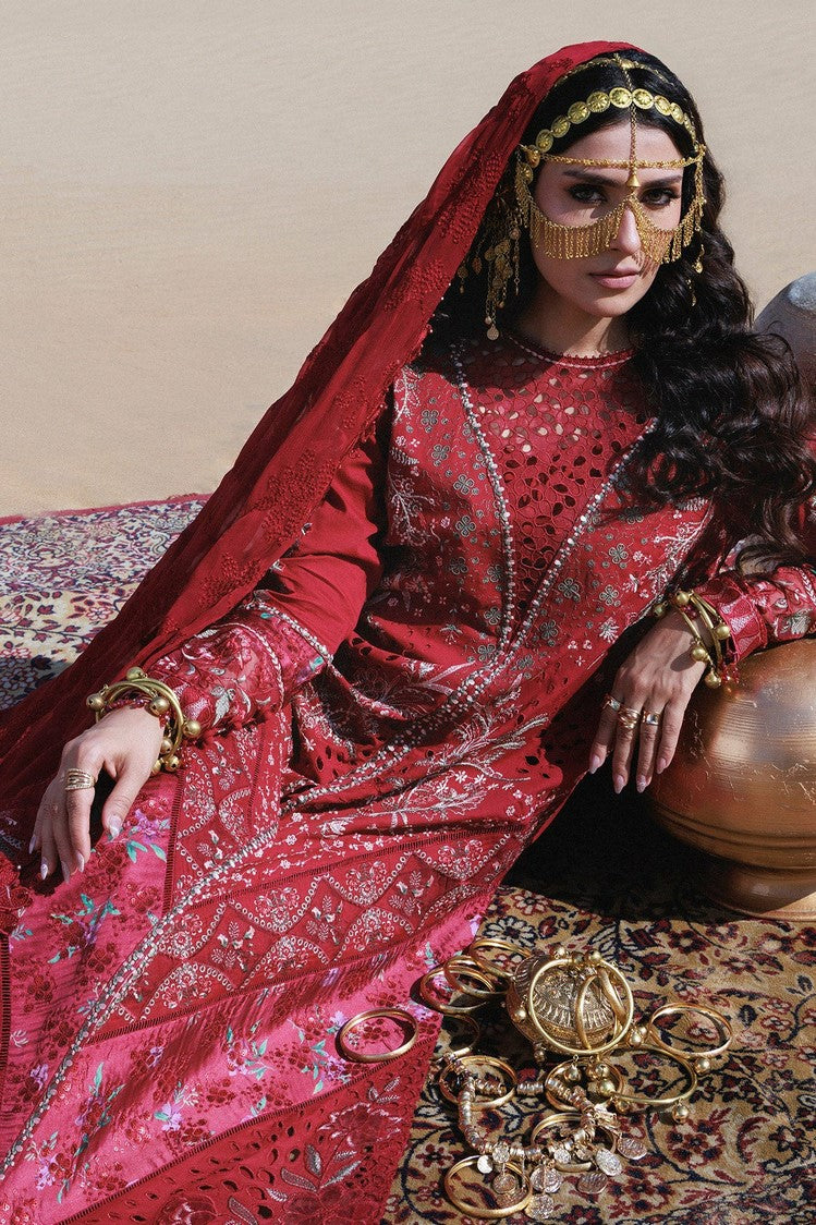 Picture of Nureh - Aman Luxury Lawn Collection - NE-230 - Unstitched - Available at Raja Sahib