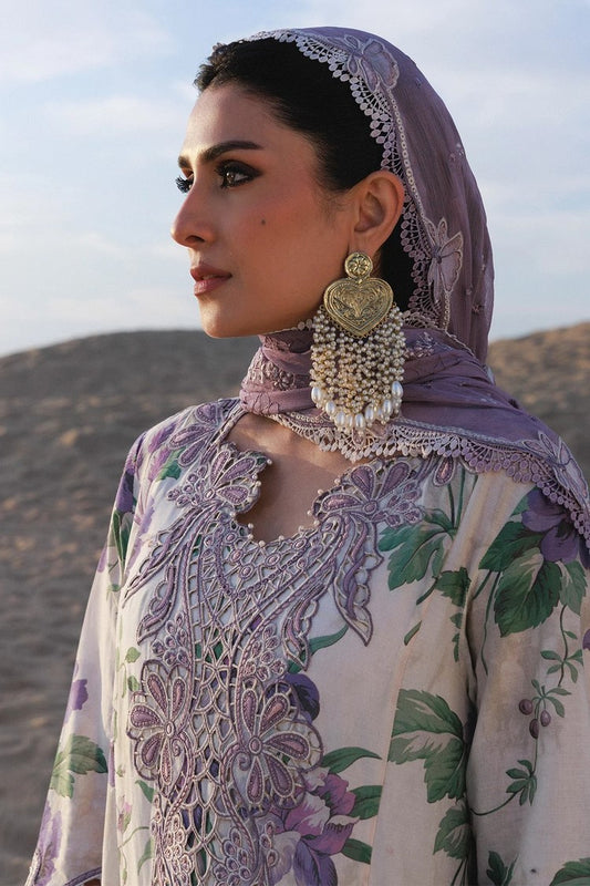 Picture of Nureh - Aman Luxury Lawn Collection - NE-231 - Unstitched - Available at Raja Sahib