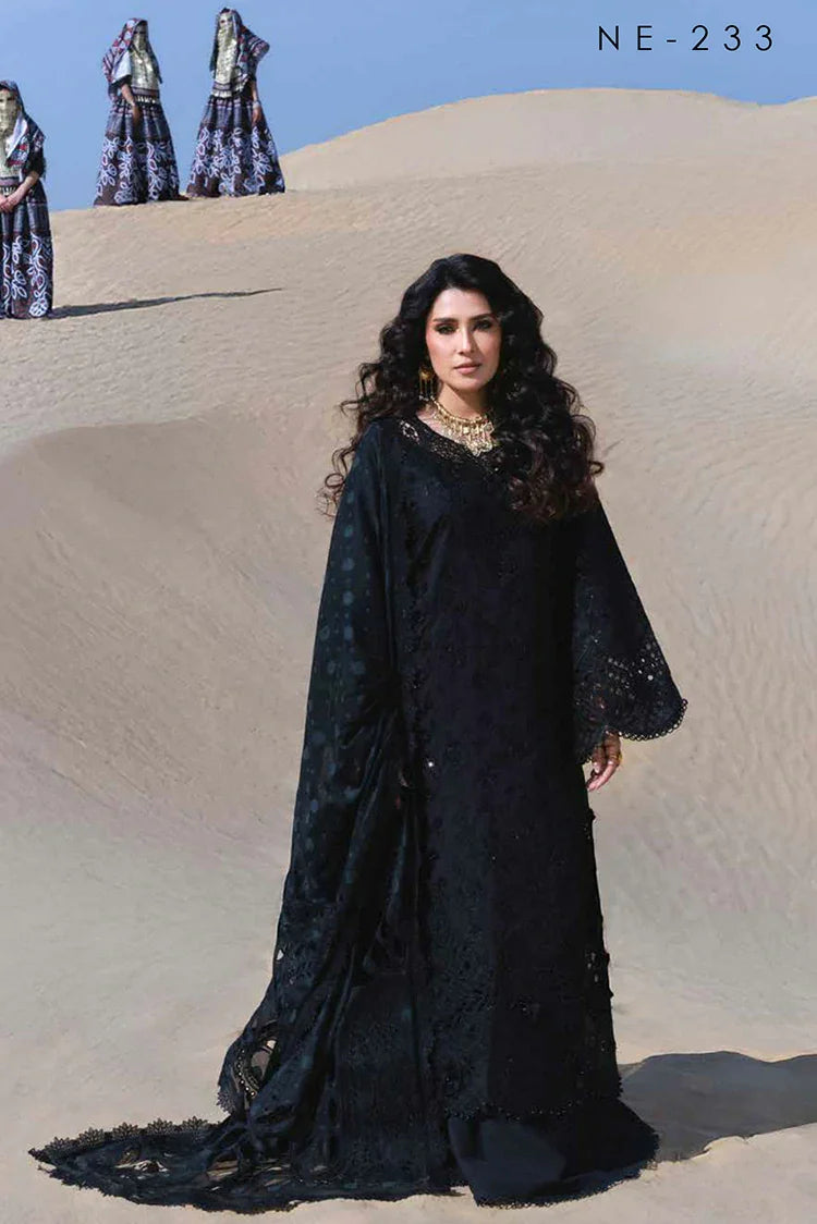 Picture of Nureh - Aman Luxury Lawn Collection - NE-233 - Unstitched - Available at Raja Sahib