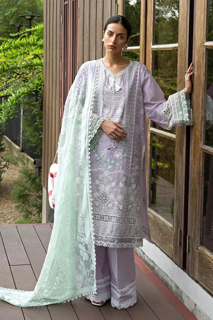 Picture of Esmel - Mon Tresor Luxe Lawn Collection - 103-Lila - Unstitched - Available at Raja Sahib