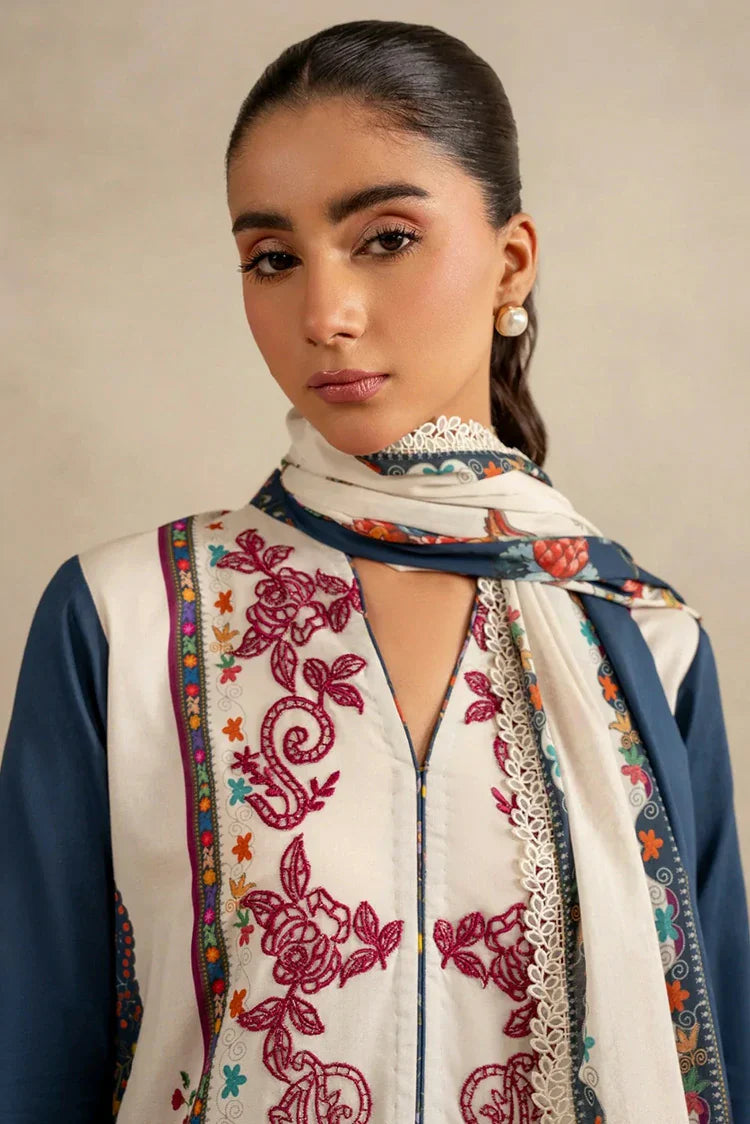 Picture of Asifa & Nabeel - Meraki Spring Summer - Saffron Soul MSSL-10 - Unstitched - Available at Raja Sahib