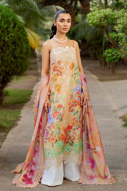 Picture of Asifa & Nabeel - Meraki Spring Summer - Marigold Muse MSSL-11 - Unstitched - Available at Raja Sahib