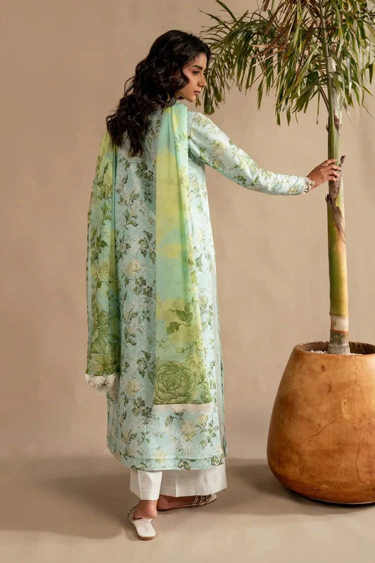 Picture of Asifa & Nabeel - Meraki Spring Summer - Mint Mosaic MSSL-12 - Unstitched - Available at Raja Sahib