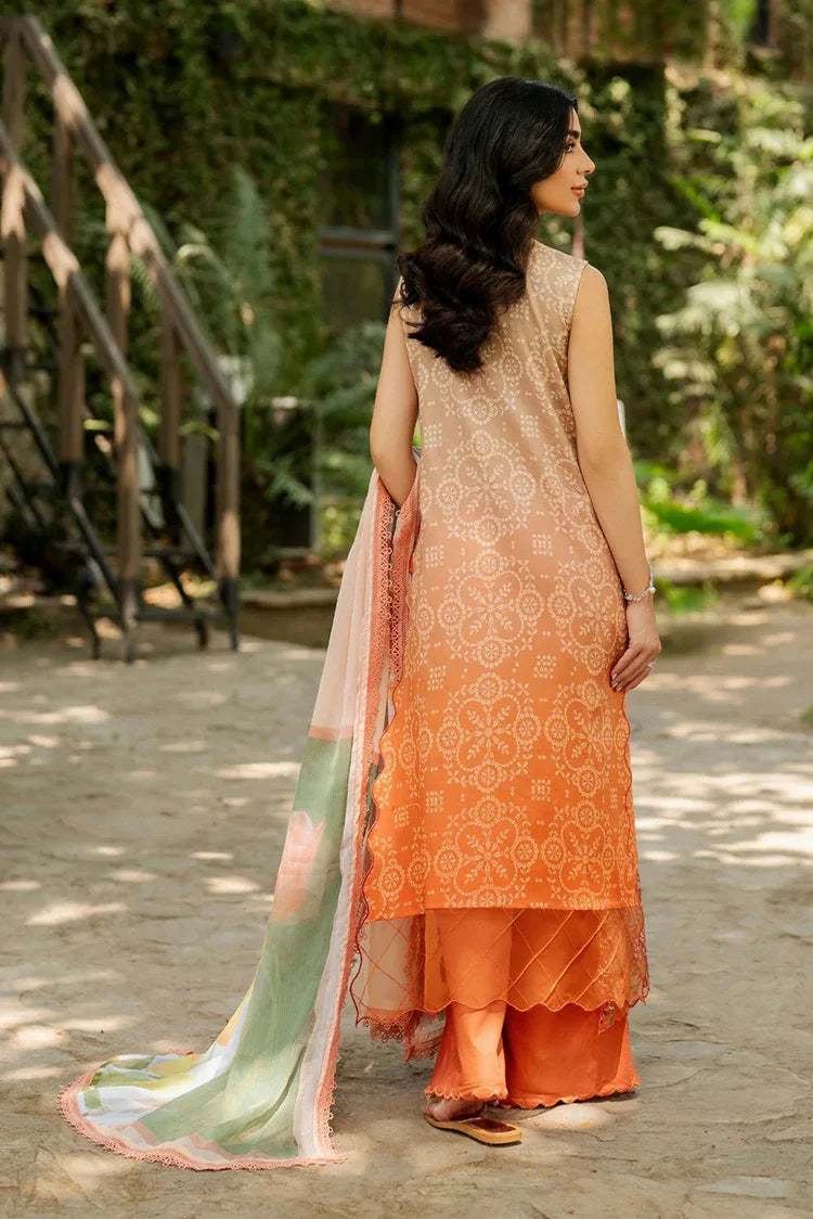 Picture of Asifa & Nabeel - Meraki Spring Summer - Peach Sorbet MSSL-02 - Unstitched - Available at Raja Sahib