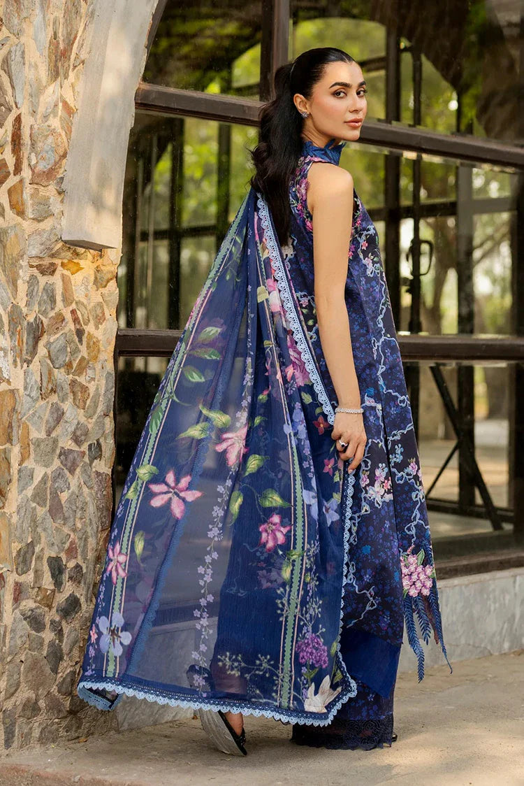 Picture of Asifa & Nabeel - Meraki Spring Summer - Indigo Craft MSSL-04 - Unstitched - Available at Raja Sahib