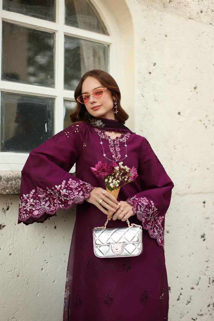 Picture of Noor by Saadia Asad - Noor Luxe Chickenkari - Design-1A - Unstitched - Available at Raja Sahib