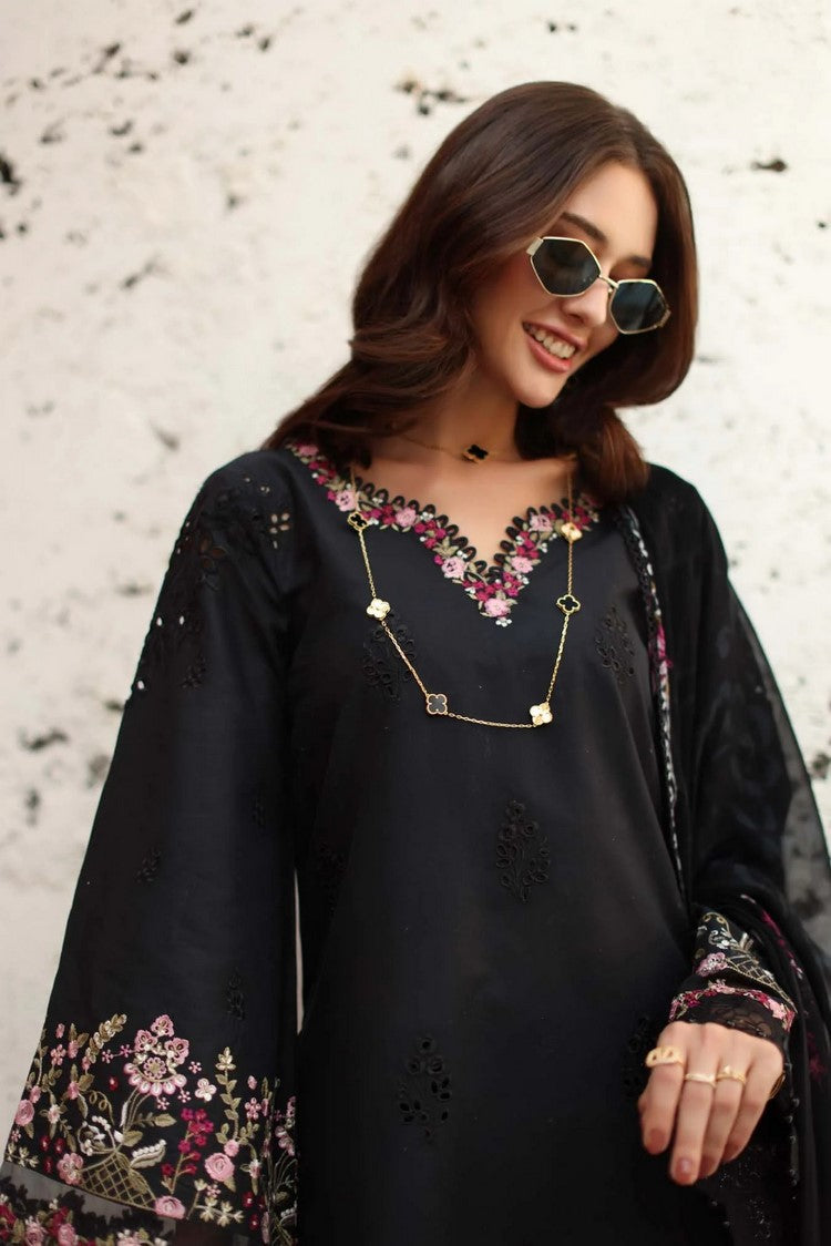 Picture of Noor by Saadia Asad - Noor Luxe Chickenkari - Design-1B - Unstitched - Available at Raja Sahib