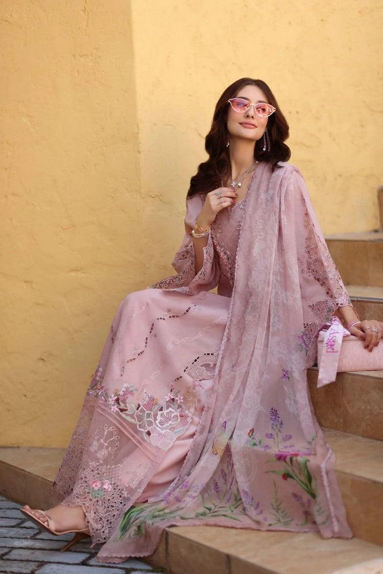 Picture of Noor by Saadia Asad - Noor Luxe Chickenkari - Design-2A - Unstitched - Available at Raja Sahib