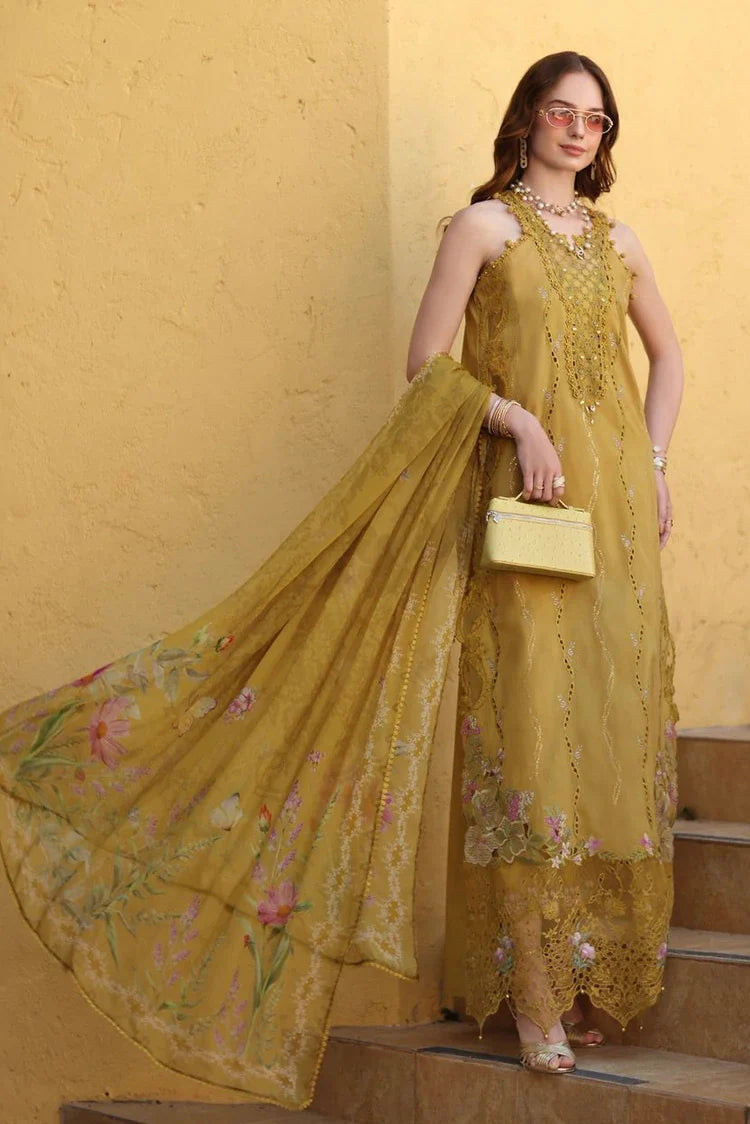 Picture of Noor by Saadia Asad - Noor Luxe Chickenkari - Design-2B - Unstitched - Available at Raja Sahib