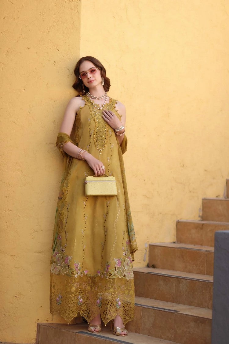 Picture of Noor by Saadia Asad - Noor Luxe Chickenkari - Design-2B - Unstitched - Available at Raja Sahib