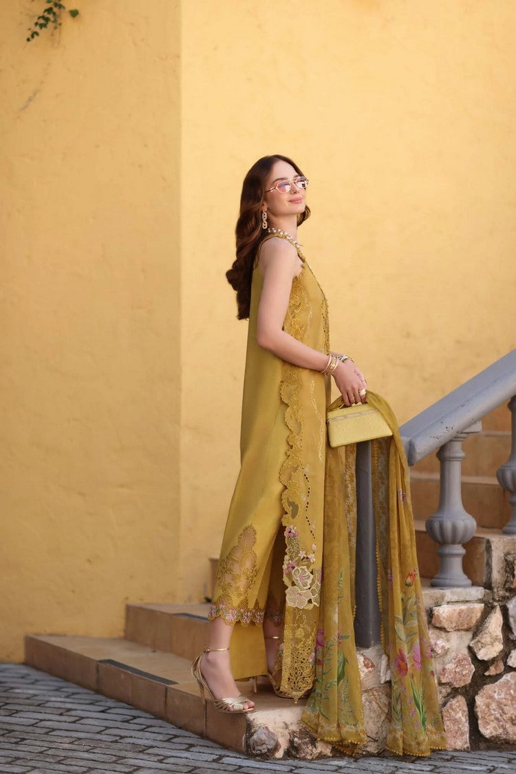 Picture of Noor by Saadia Asad - Noor Luxe Chickenkari - Design-2B - Unstitched - Available at Raja Sahib