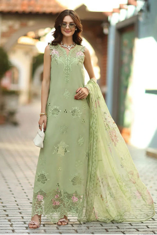 Picture of Noor by Saadia Asad - Noor Luxe Chickenkari - Design-3A - Unstitched - Available at Raja Sahib