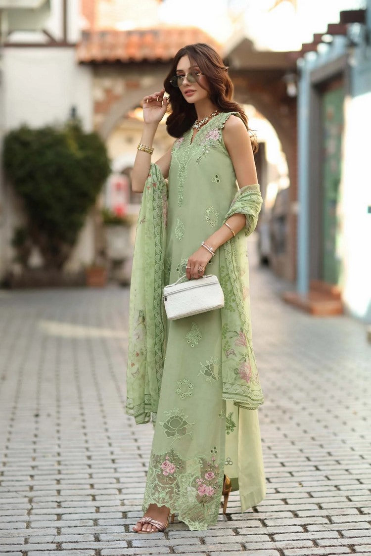 Picture of Noor by Saadia Asad - Noor Luxe Chickenkari - Design-3A - Unstitched - Available at Raja Sahib