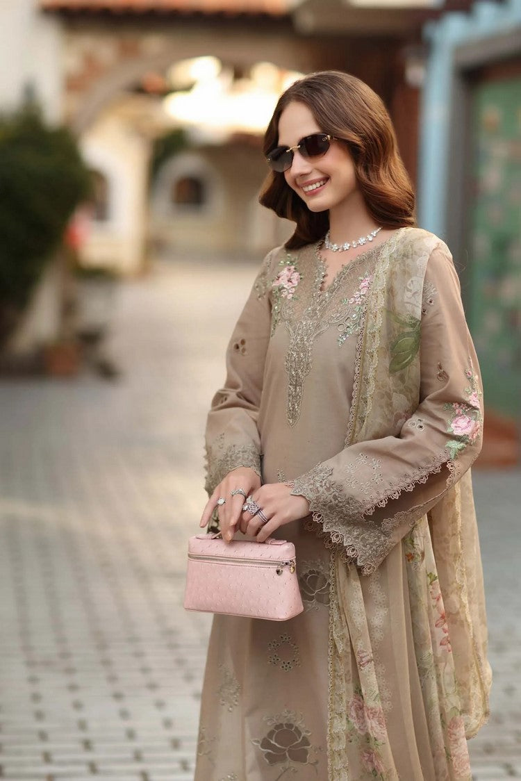 Picture of Noor by Saadia Asad - Noor Luxe Chickenkari - Design-3B - Unstitched - Available at Raja Sahib