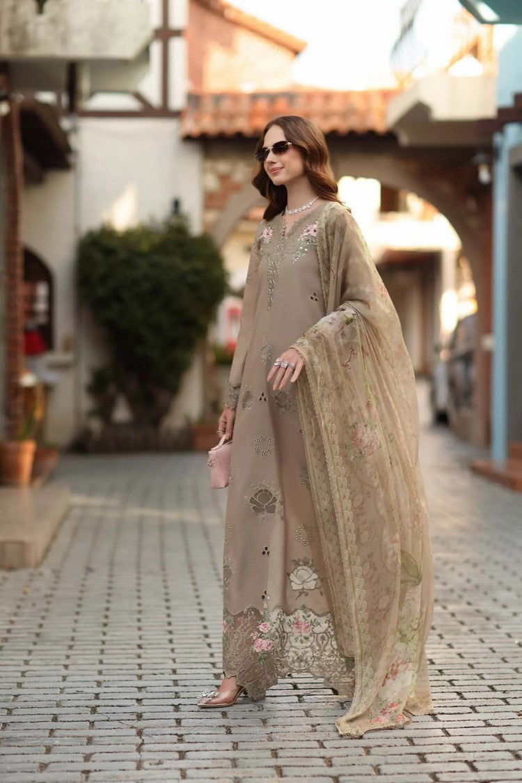 Picture of Noor by Saadia Asad - Noor Luxe Chickenkari - Design-3B - Unstitched - Available at Raja Sahib