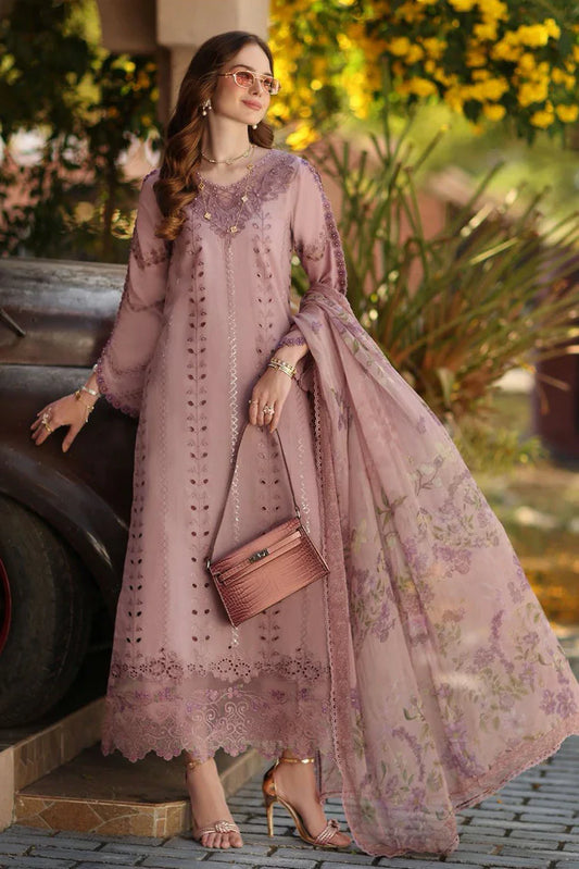 Picture of Noor by Saadia Asad - Noor Luxe Chickenkari - Design-4B - Unstitched - Available at Raja Sahib