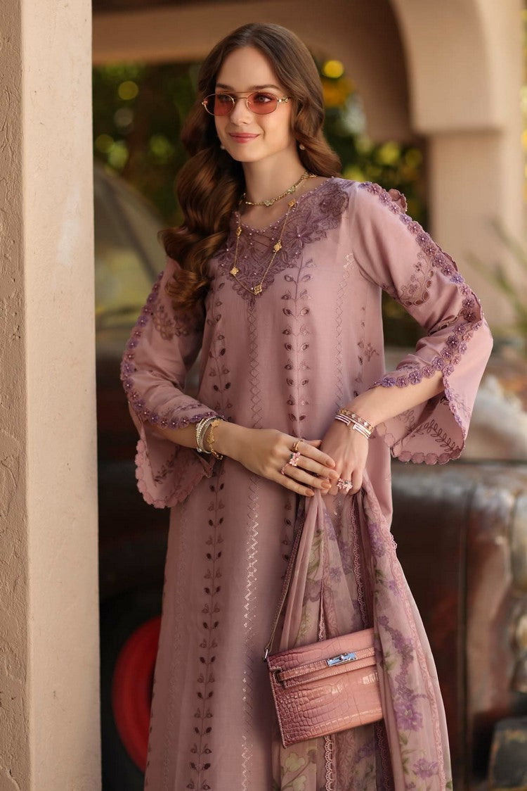 Picture of Noor by Saadia Asad - Noor Luxe Chickenkari - Design-4B - Unstitched - Available at Raja Sahib