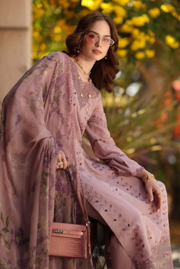 Picture of Noor by Saadia Asad - Noor Luxe Chickenkari - Design-4B - Unstitched - Available at Raja Sahib