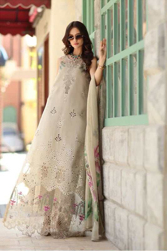Picture of Noor by Saadia Asad - Noor Luxe Chickenkari - Design-6A - Unstitched - Available at Raja Sahib