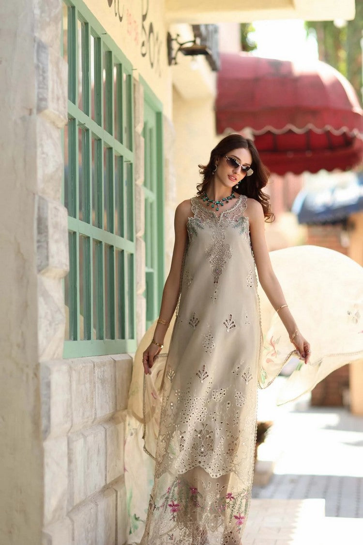 Picture of Noor by Saadia Asad - Noor Luxe Chickenkari - Design-6A - Unstitched - Available at Raja Sahib