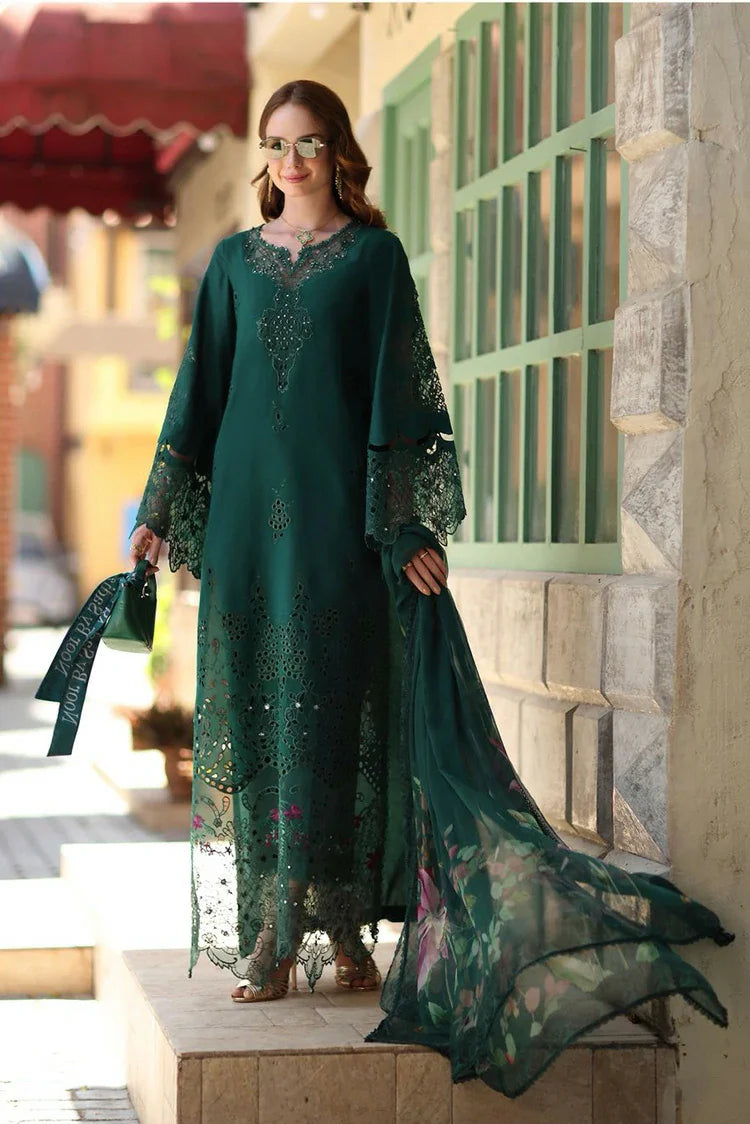 Picture of Noor by Saadia Asad - Noor Luxe Chickenkari - Design-6B - Unstitched - Available at Raja Sahib