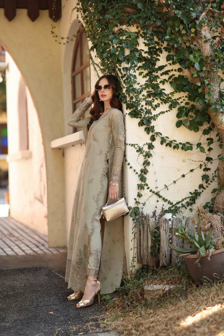 Picture of Noor by Saadia Asad - Noor Luxe Chickenkari - Design-7B - Unstitched - Available at Raja Sahib